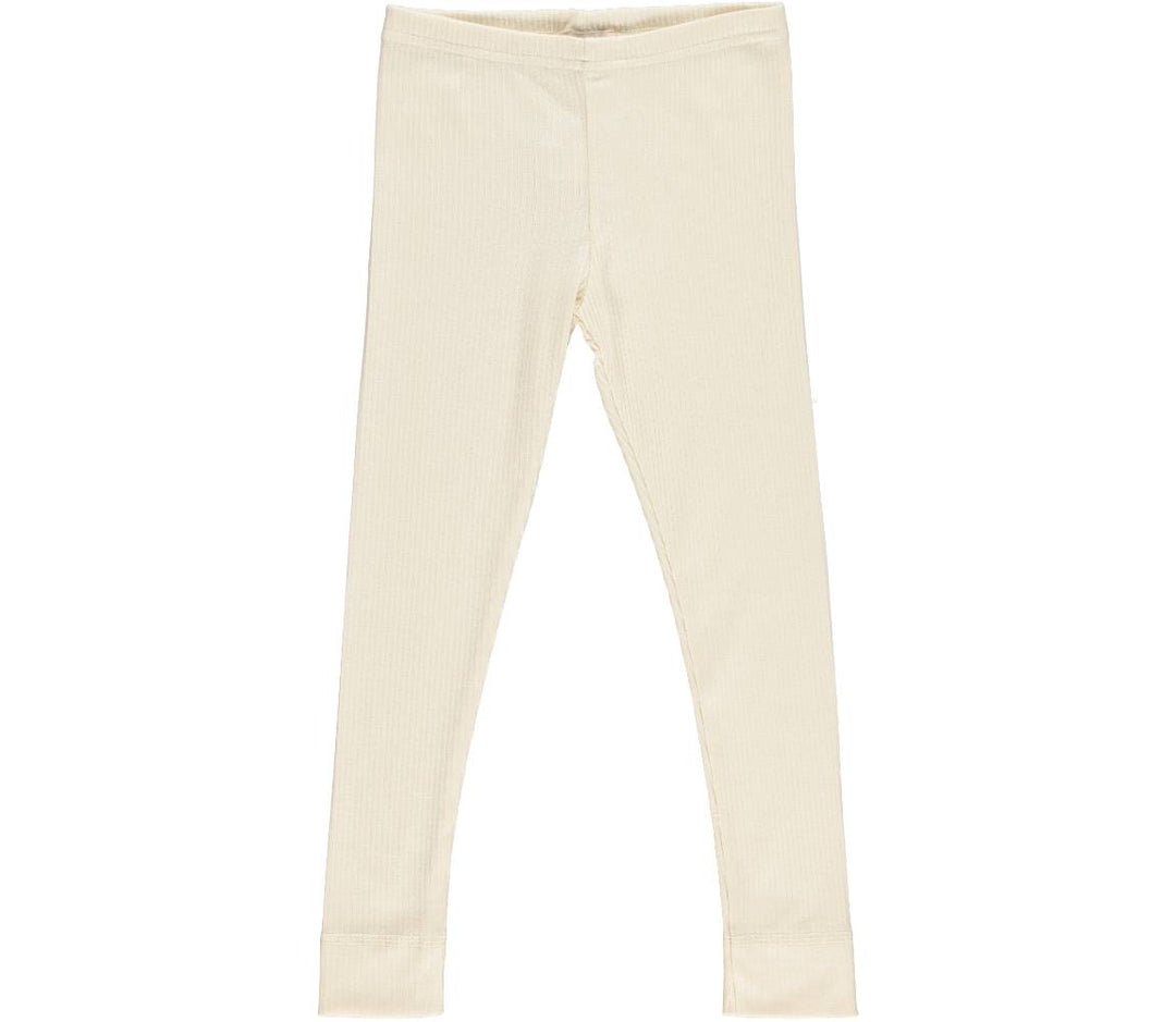 MarMar Rib Legging Modal - Offwhite - Torgunns Barneklær AS