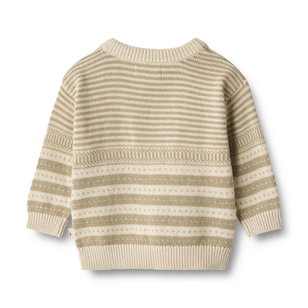 Wheat Knit Pullover Janus - Grey Sand - Torgunns Barneklær AS