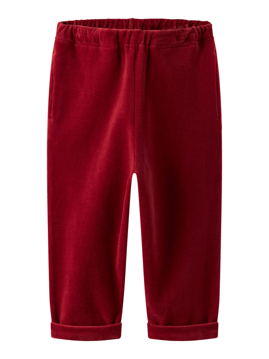Lil' Atelier Mini SAGA SAG LOOSE PANT - Red Dahlia