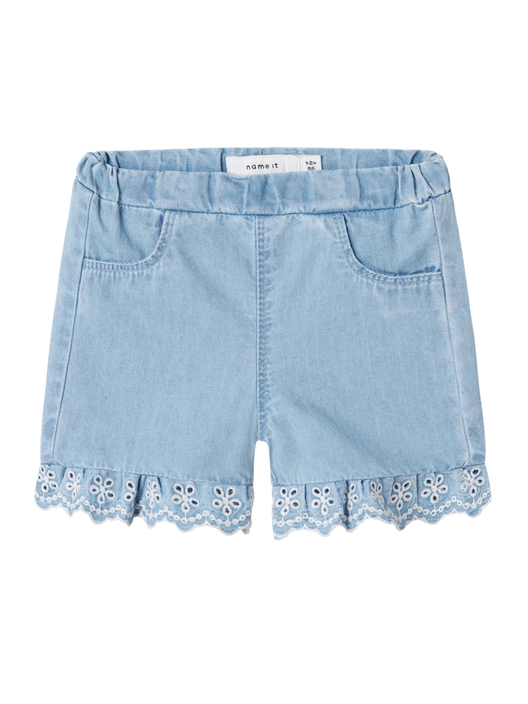 name it mini BELLA DNM SHORTS - Light Blue Denim