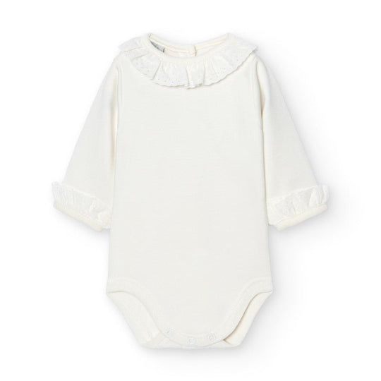 babidu | Body m/Blonder - Offwhite | Torgunns Barneklær AS