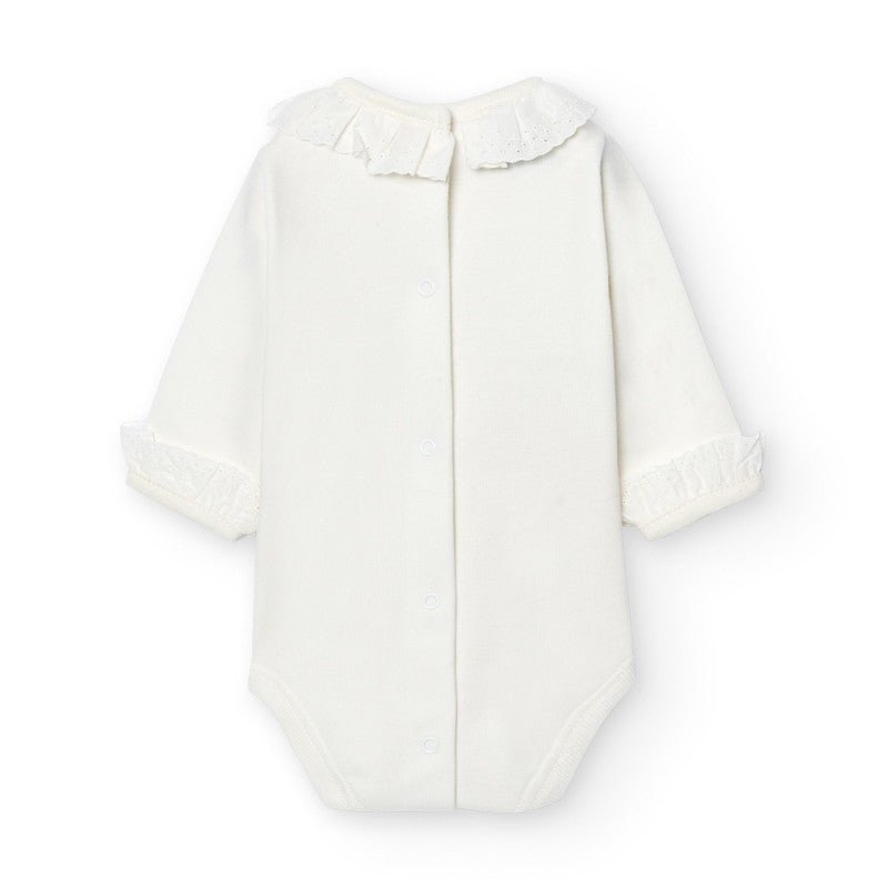 babidu | Body m/Blonder - Offwhite | Torgunns Barneklær AS