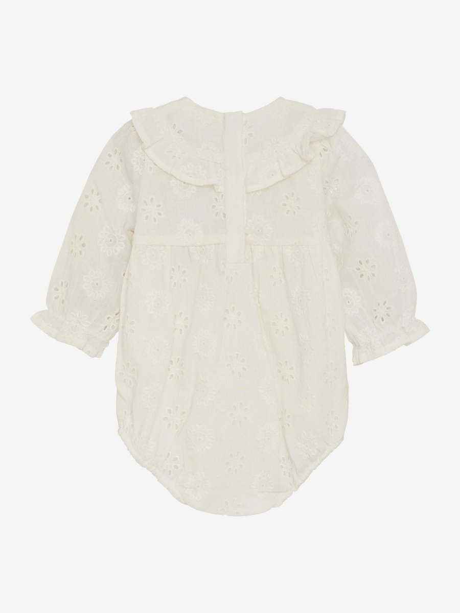 En Fant | Romper LS Woven - Egret | Torgunns Barneklær AS