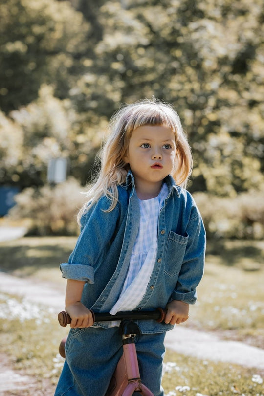 FLIINK Don LS Shirts - Light Denim Blue | Torgunns Barneklær AS
