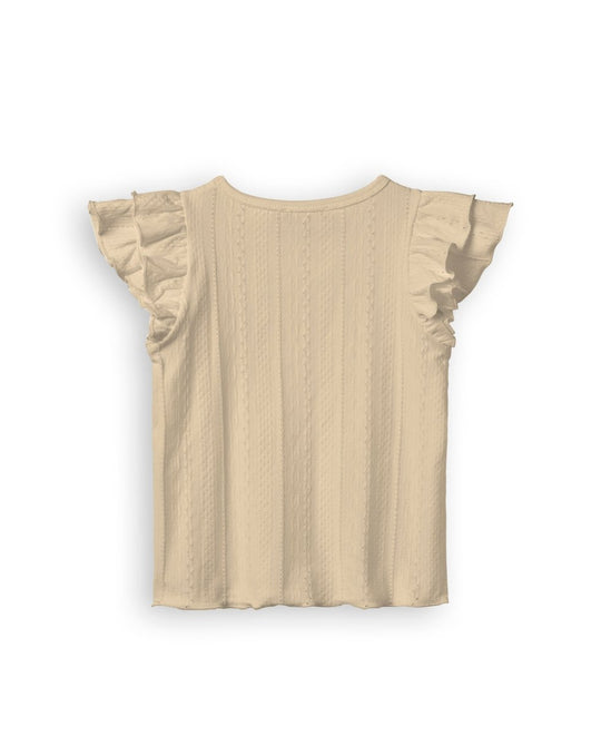 FLIINK Gabby SS Blouse - Sandshell | Torgunns Barneklær AS