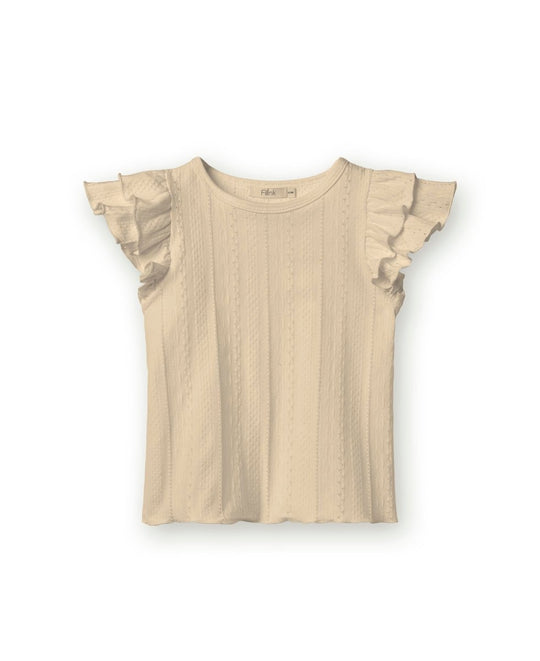 FLIINK Gabby SS Blouse - Sandshell | Torgunns Barneklær AS