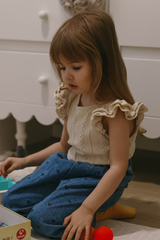 FLIINK Gabby SS Blouse - Sandshell | Torgunns Barneklær AS