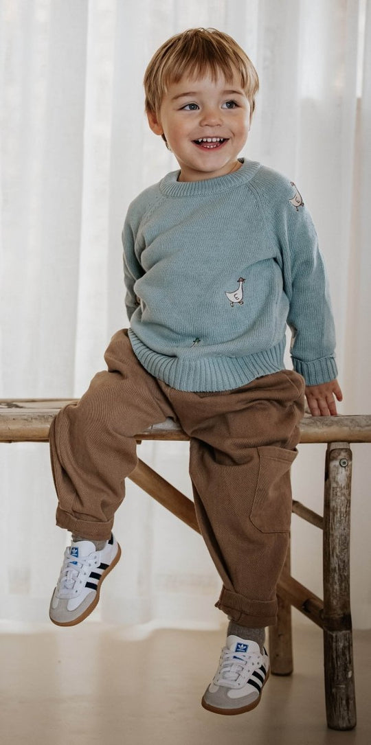 Fliink | MAHDI Knit Pullover - Slate | Torgunns Barneklær AS