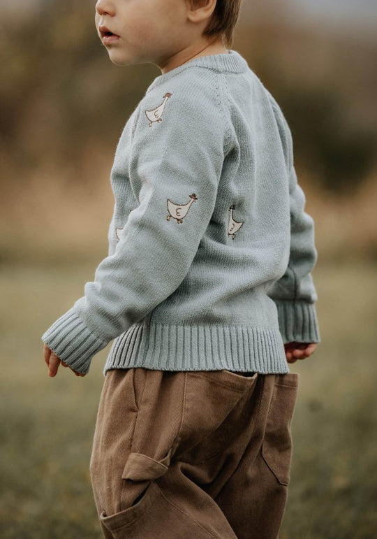 Fliink | MAHDI Knit Pullover - Slate | Torgunns Barneklær AS