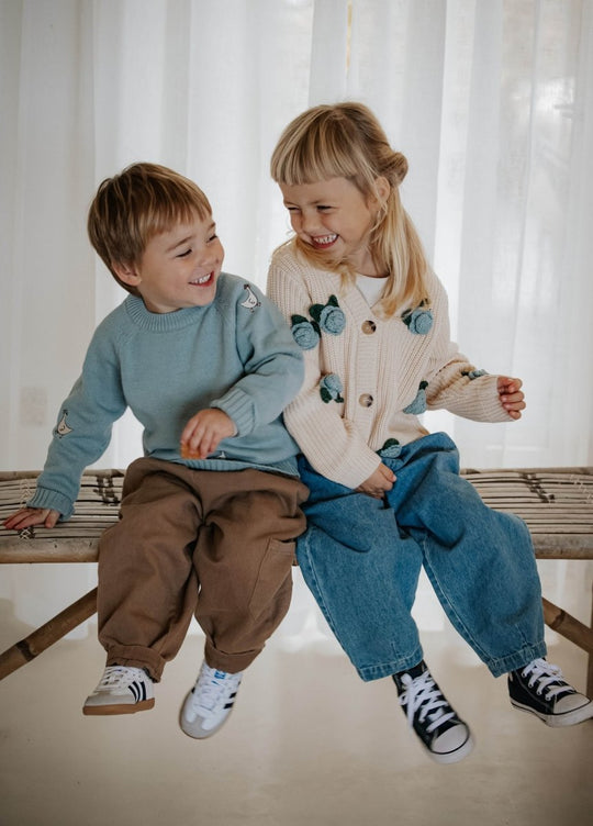 Fliink | MAHDI Knit Pullover - Slate | Torgunns Barneklær AS