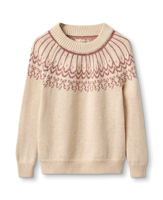 Fliink | NOVA Bow Pullover - Sandshell | Torgunns Barneklær AS