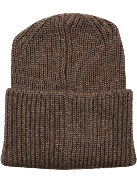 hummel hmlJR HEAVY RIB KNIT BEANIE - PEPPERCORN | Torgunns Barneklær AS
