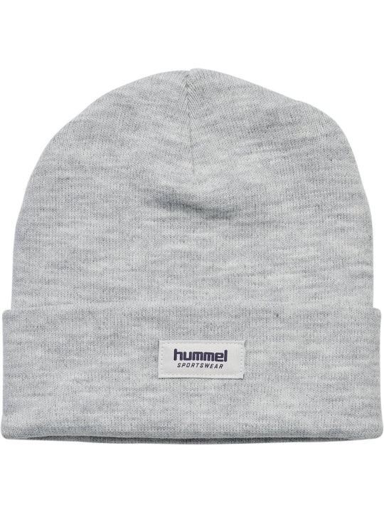 hummel hmlJR KNIT BEANIE - LIGHT GREY MELANGE | Torgunns Barneklær AS
