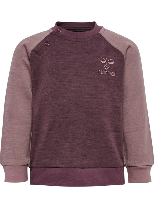 hummel WULBATO SWEATSHIRT - HUCKLEBERRY | Torgunns Barneklær AS