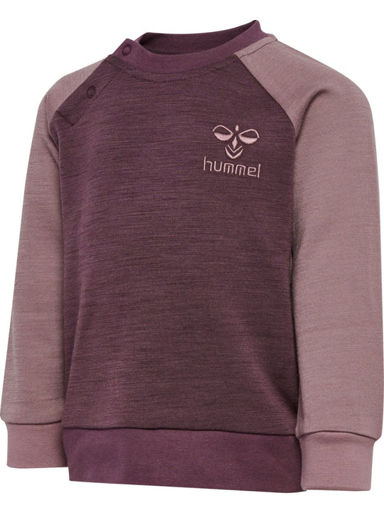 hummel WULBATO SWEATSHIRT - HUCKLEBERRY | Torgunns Barneklær AS