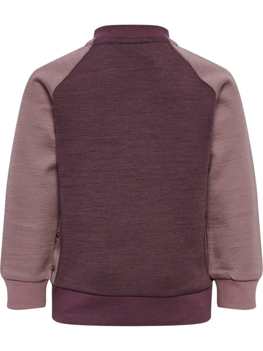 hummel WULBATO SWEATSHIRT - HUCKLEBERRY | Torgunns Barneklær AS