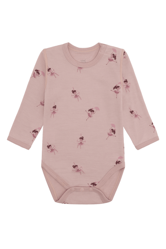 Hust & Claire | Ull/Bambus Body | Baloo Line Dancer - Adobe Rose | Torgunns Barneklær AS