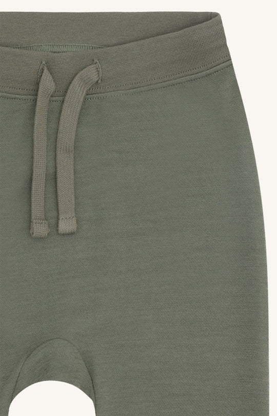 Hust & Claire | Ull/Bambus Joggebukse | Gaby - Forest Fog | Torgunns Barneklær AS