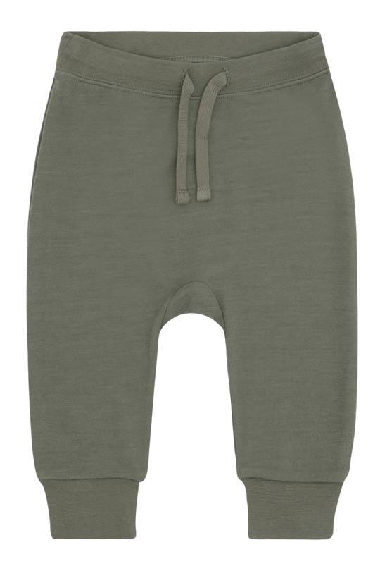 Hust & Claire | Ull/Bambus Joggebukse | Gaby - Forest Fog | Torgunns Barneklær AS