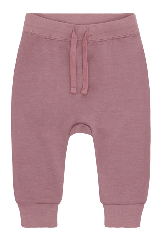Hust & Claire | Ull/Bambus Joggebukse | Gaby - Pale Mauve | Torgunns Barneklær AS