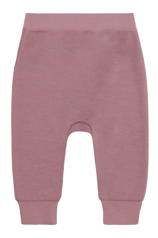 Hust & Claire | Ull/Bambus Joggebukse | Gaby - Pale Mauve | Torgunns Barneklær AS