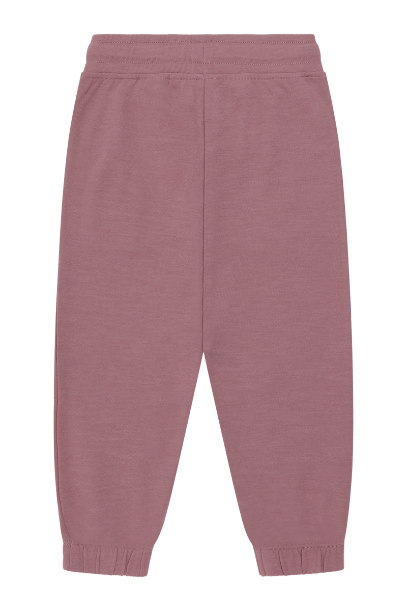 Hust & Claire | Ull/Bambus Joggebukse | Galon - Pale Mauve | Torgunns Barneklær AS