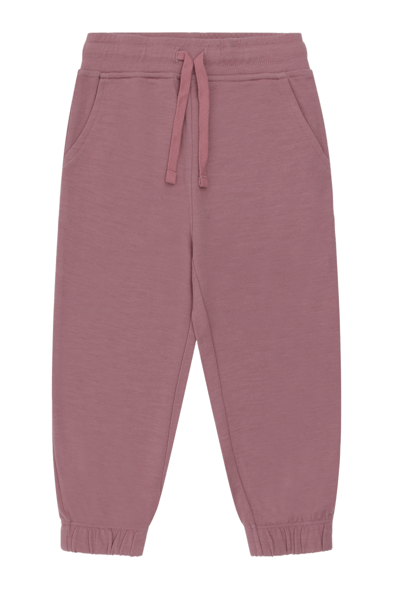 Hust & Claire | Ull/Bambus Joggebukse | Galon - Pale Mauve | Torgunns Barneklær AS