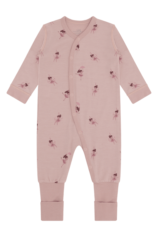 Hust & Claire | Ull/Bambus Pysjamas | Manu Line Dancer - Adobe Rose | Torgunns Barneklær AS