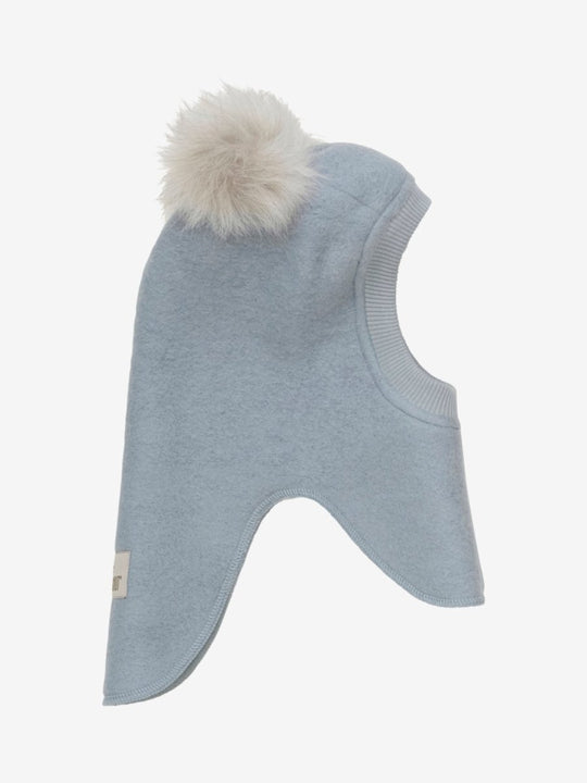 HUTTELiHUT | Balaclava Wool Alpaca Pompoms - Quarry | Torgunns Barneklær AS