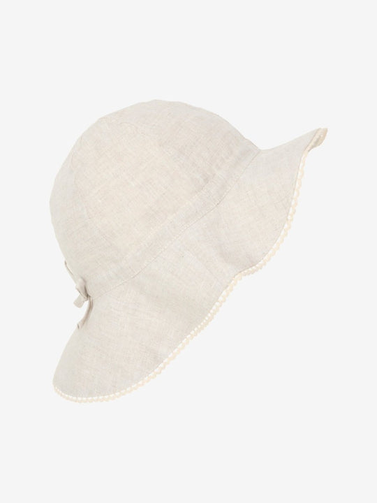 HUTTELiHUT Summer Hat Linen - Antique White | Torgunns Barneklær AS