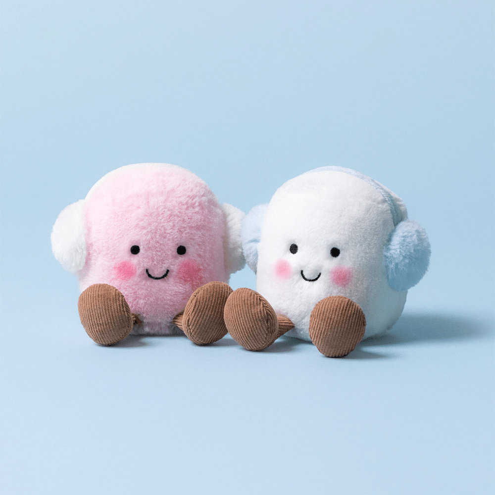 Jellycat | Amuseables Toastie Pink and White Marshmallows | Torgunns Barneklær AS