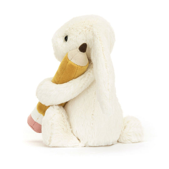 Jellycat | Bashful Bunny w/Pencil | Torgunns Barneklær AS