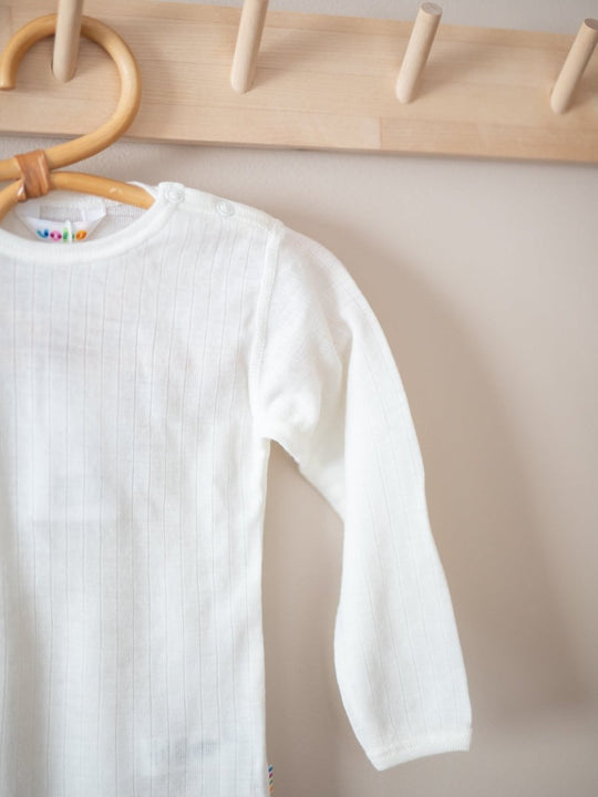 JOHA Ull | Body Ribb - Offwhite | Torgunns Barneklær AS