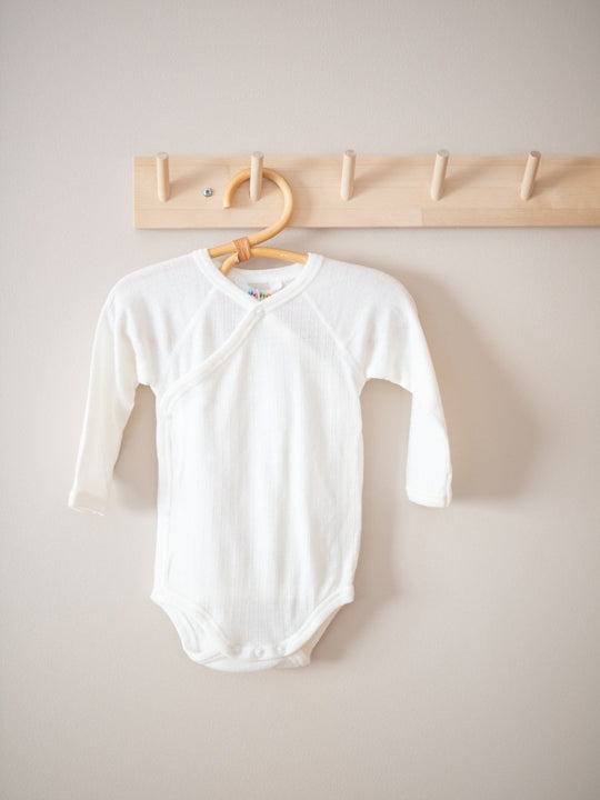 Joha Ull | Omslagsbody Basic - Offwhite | Torgunns Barneklær AS