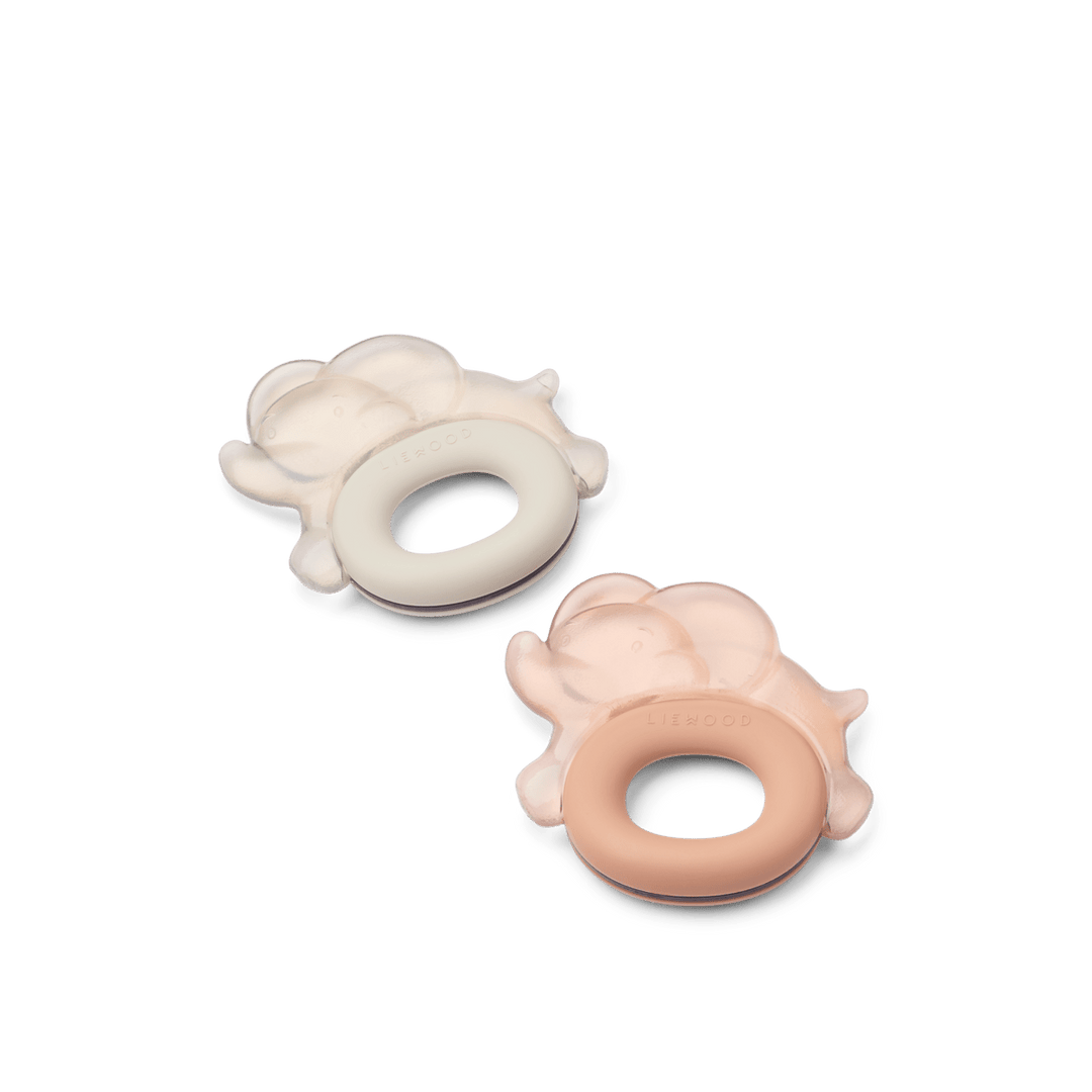 LIEWOOD Rita Elephant Cooling Teether 2pk - Pale Tuscany | Torgunns Barneklær AS