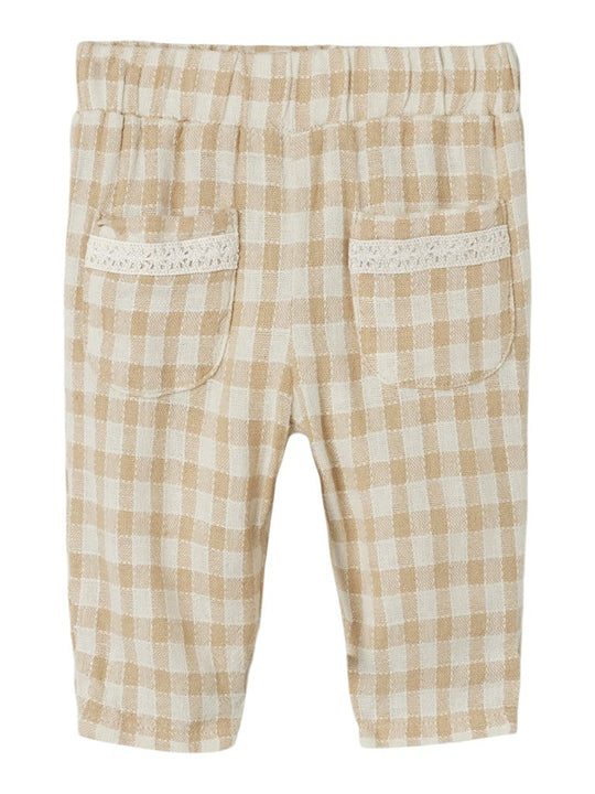 Lil' Atelier Baby DAGMAR LOOSE PANT - Peach Whip | Torgunns Barneklær AS