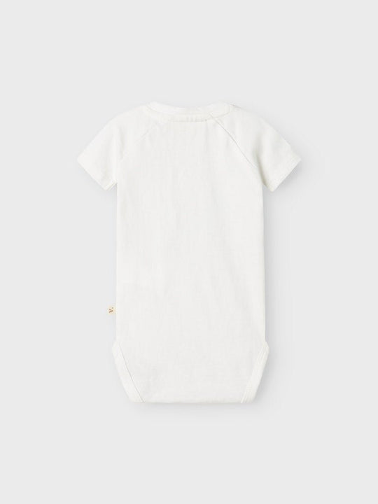 Lil' Atelier BABY DOLAN JOE SS BODY - Coconut Milk | Torgunns Barneklær AS