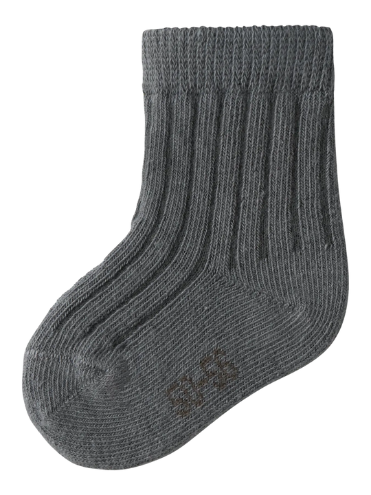 Lil' Atelier Baby FIDELON SOCK - Poppy Seed | Torgunns Barneklær AS