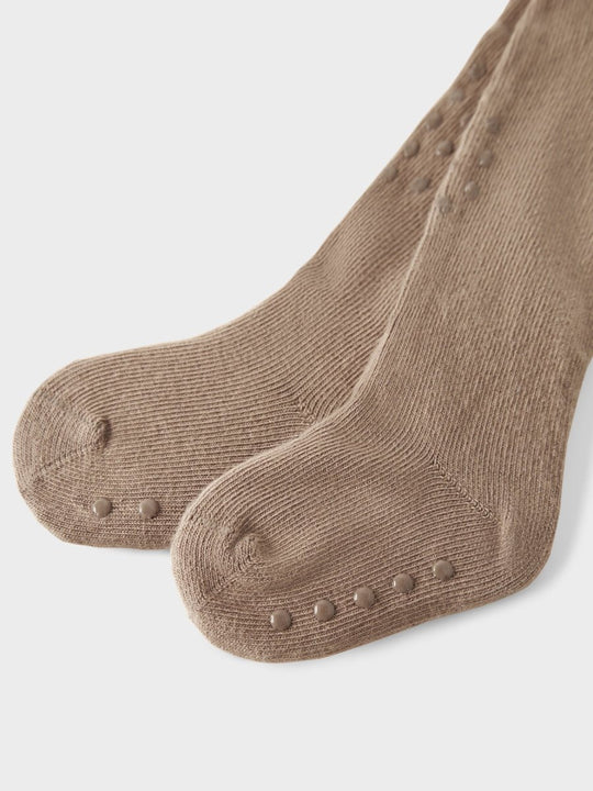 Lil' Atelier BABY FUNA ATI PANTYHOSE - Sepia Tint | Torgunns Barneklær AS