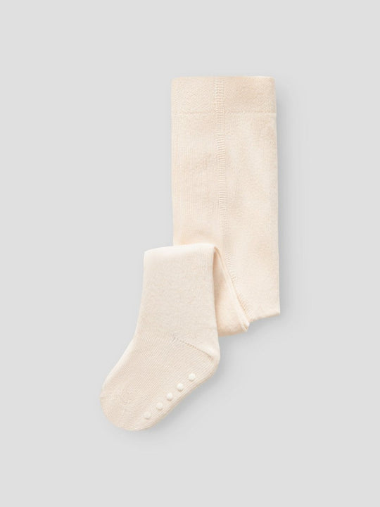 Lil' Atelier BABY FUNA ATI PANTYHOSE - Turtledove | Torgunns Barneklær AS