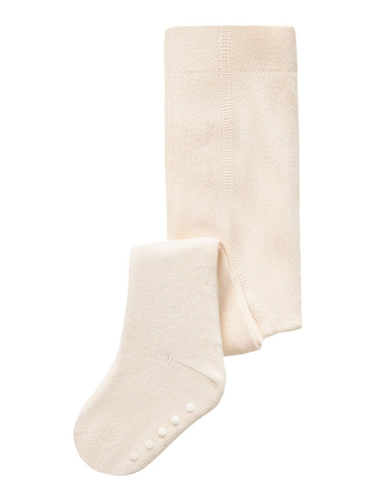 Lil' Atelier BABY FUNA ATI PANTYHOSE - Turtledove | Torgunns Barneklær AS