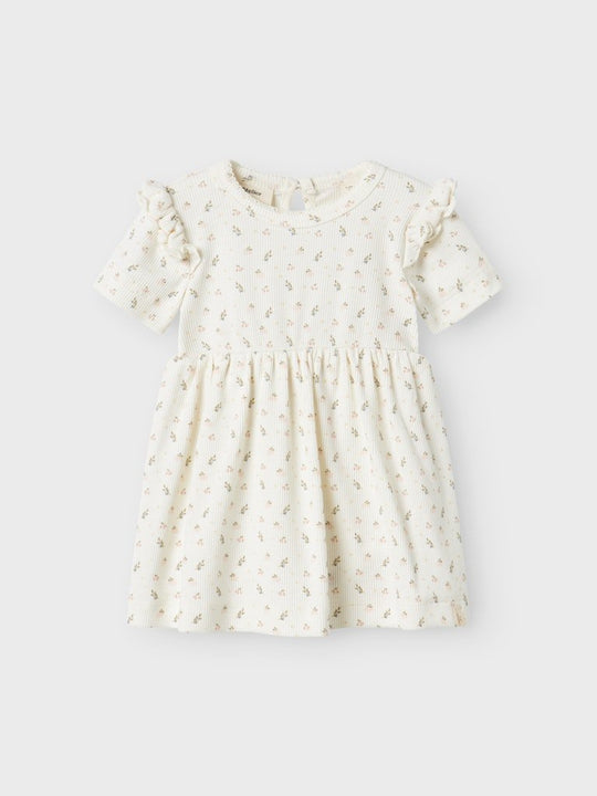 Lil' Atelier Baby GAGO KEF SS BODY DRESS - Coconut Milk | Torgunns Barneklær AS