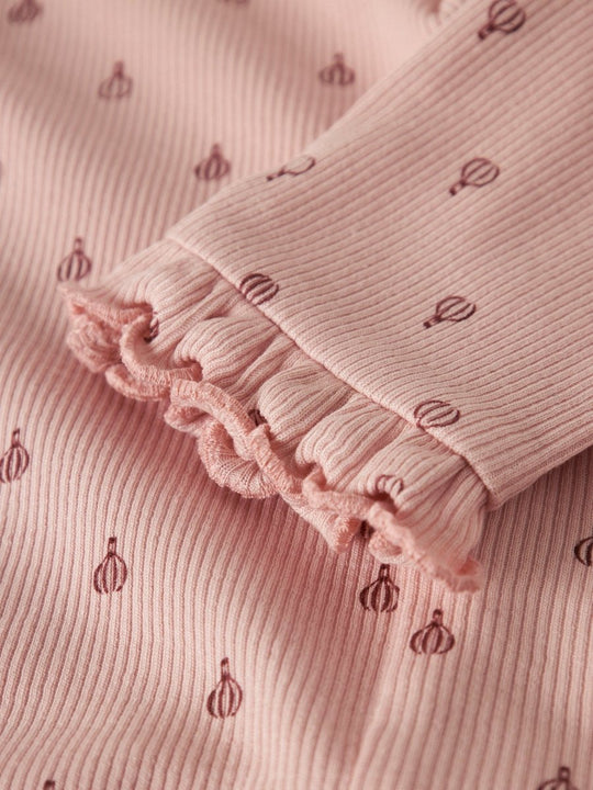 Lil' Atelier BABY GAGO KNY SLIM LEGGINGS - Cameo Rose | Torgunns Barneklær AS