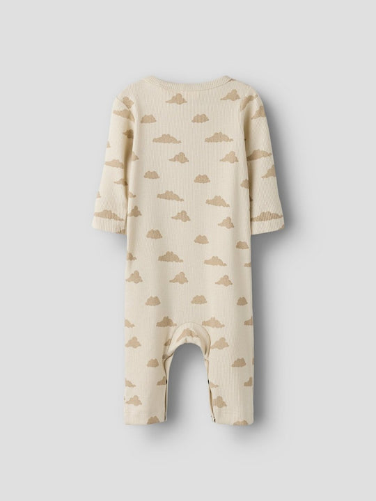 Lil' Atelier Baby GAGO LS NIGHTSUIT - Turtledove | SKY | Torgunns Barneklær AS