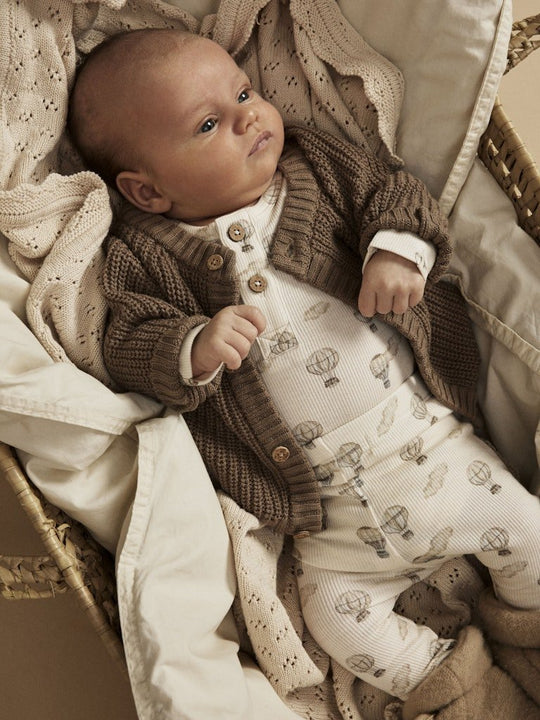 Lil' Atelier BABY GAVO ELF SLIM LEGGING NOOS - Turtledove | Air Balloon | Torgunns Barneklær AS