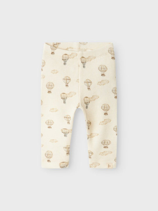 Lil' Atelier BABY GAVO ELF SLIM LEGGING NOOS - Turtledove | Air Balloon | Torgunns Barneklær AS