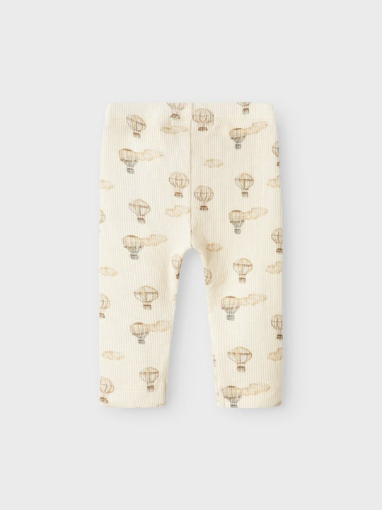 Lil' Atelier BABY GAVO ELF SLIM LEGGING NOOS - Turtledove | Air Balloon | Torgunns Barneklær AS