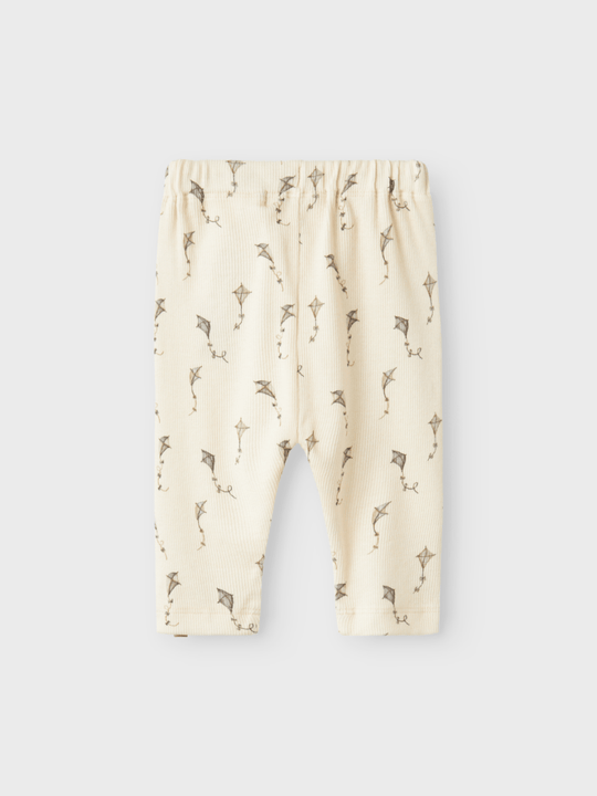 Lil' Atelier BABY GAVO ELO LOOSE PANT NOOS - Turtledove Kites | Torgunns Barneklær AS