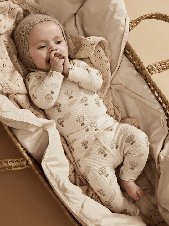 Lil' Atelier BABY GAVO EMO LS SLIM BODY NOOS - Turtledove | Air Balloon | Torgunns Barneklær AS