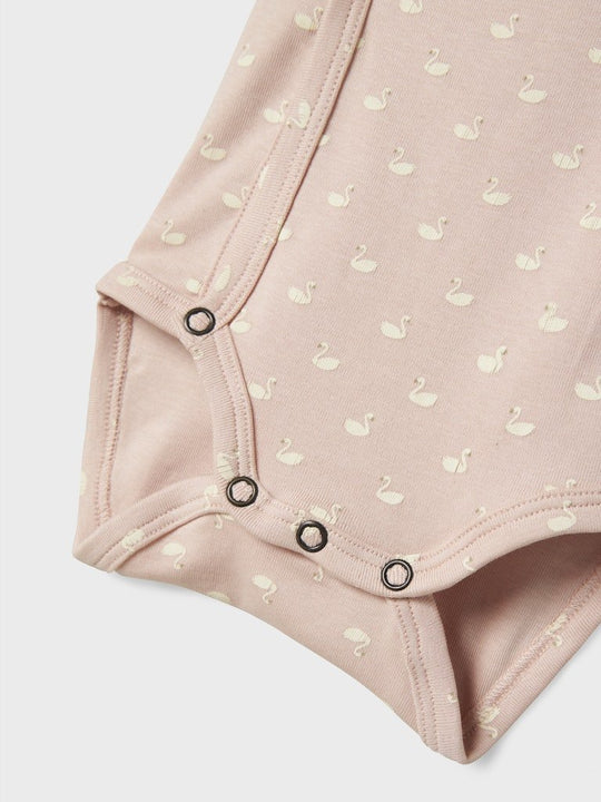Lil' Atelier Baby GAYO LS SLIM WRAP BODY - Peach Whip | Torgunns Barneklær AS